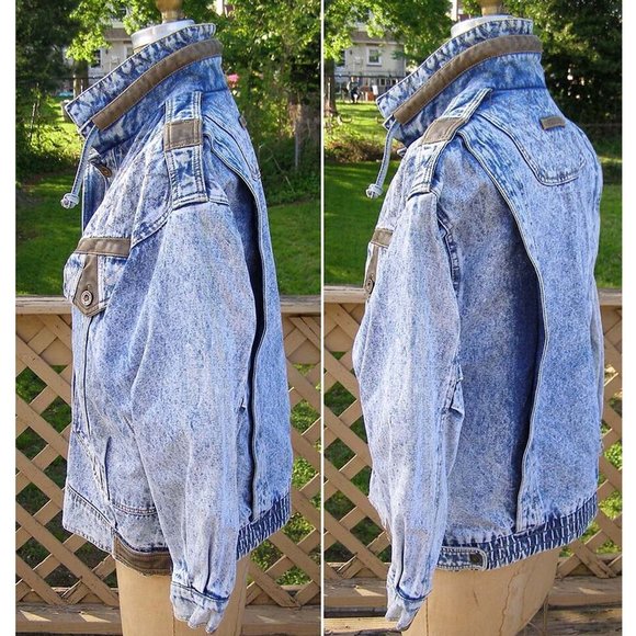 AWESOME Vintage Sergio Valente Denim jacket size M 8-10 - Picture 3 of 15